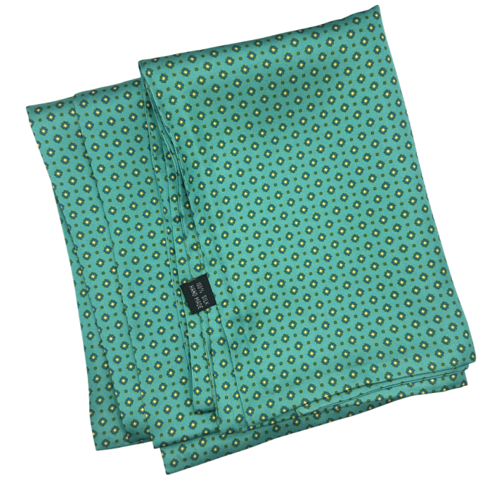 Esarfa matase - pentru barbati - ALBERTO, Verde menta [2]