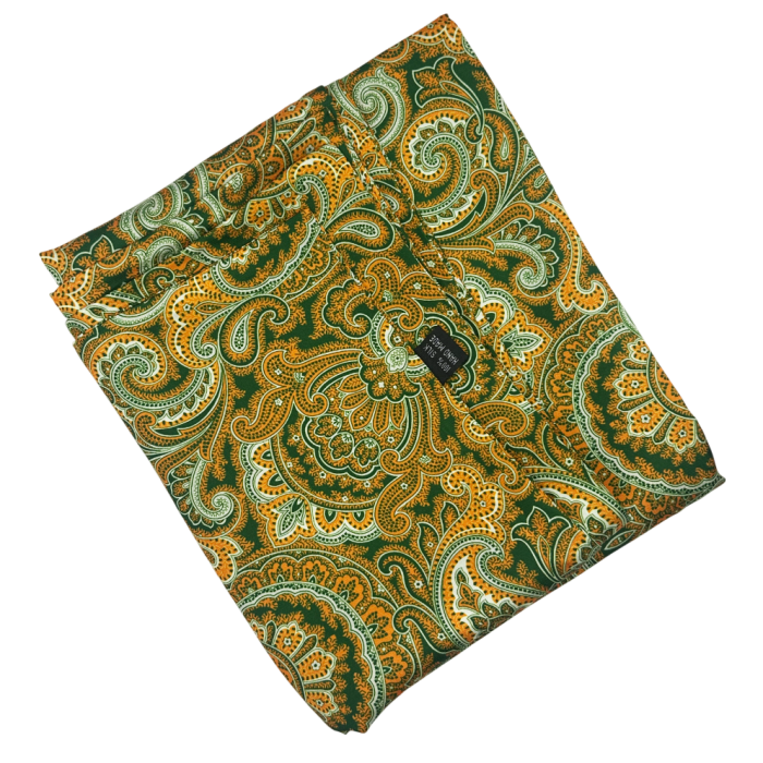 Esarfa matase - pentru barbati - LORENZO, Verde [2]