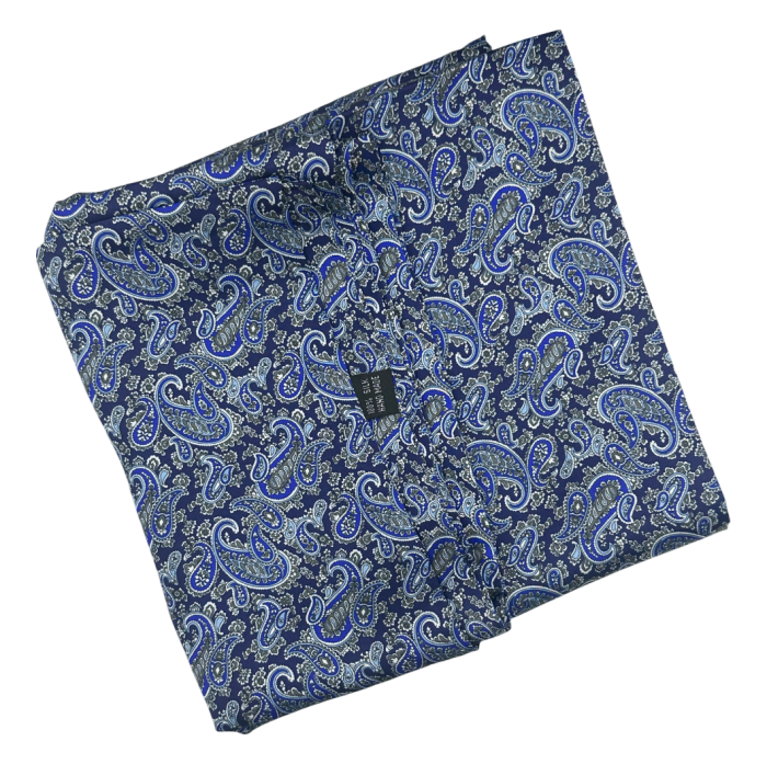 Esarfa matase - pentru barbati - SERGIO, Bleumarin [2]