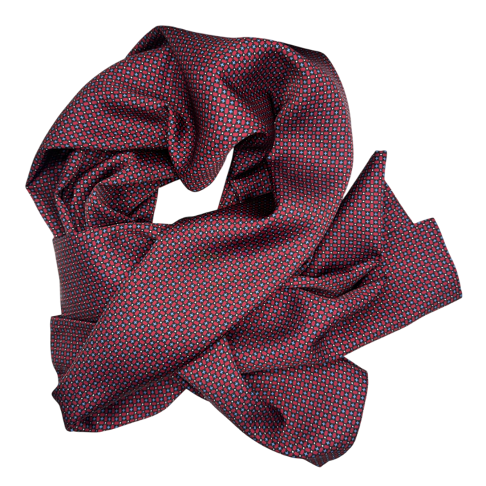 Esarfa matase - pentru barbati - TOMASSO, Bordo [1]