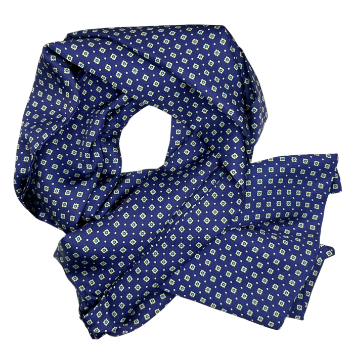 Esarfa matase - pentru barbati - VITTORIO, Bleumarin [1]