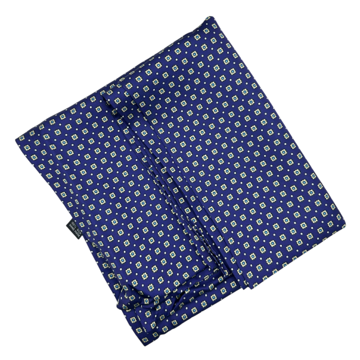 Esarfa matase - pentru barbati - VITTORIO, Bleumarin [2]