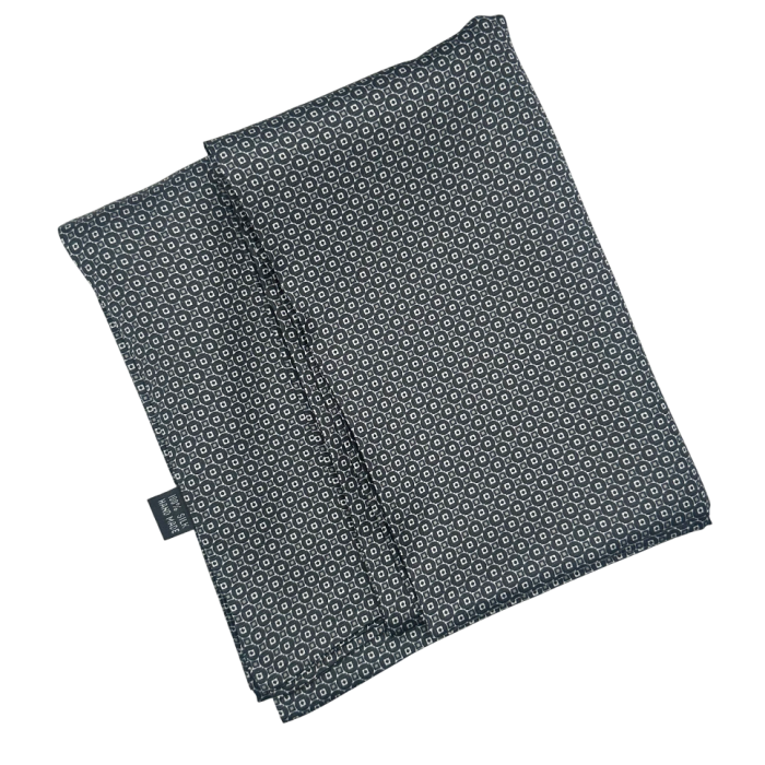 Esarfa matase - pentru barbati - VITTORIO, Gri inchis [2]