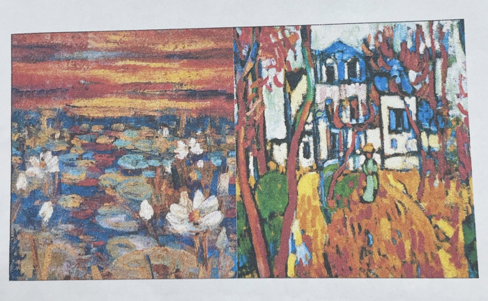 Esarfa matase ADELAIDE cu 2 fete, 70x70cm [5]
