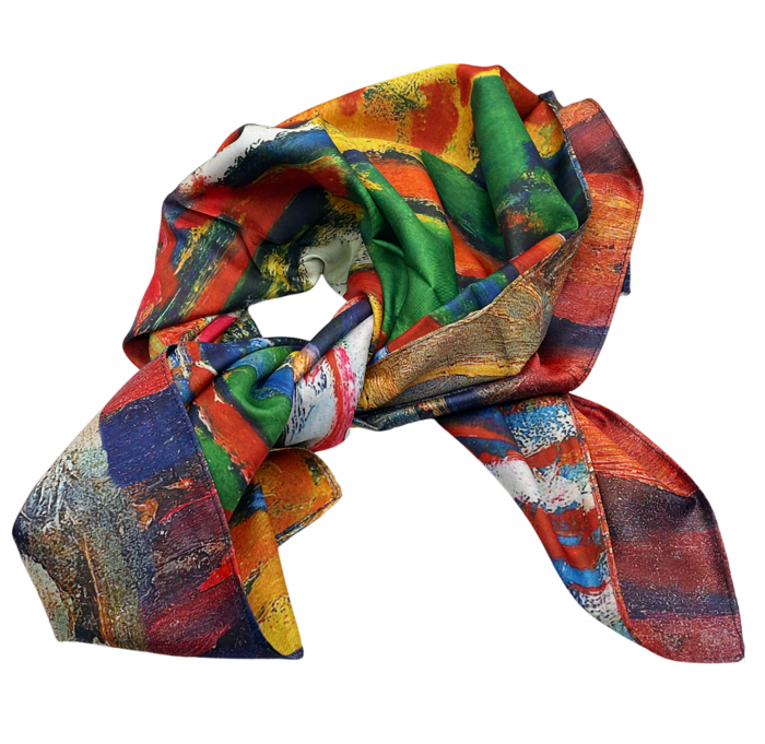 Esarfa matase ADELAIDE cu 2 fete, 70x70cm [3]