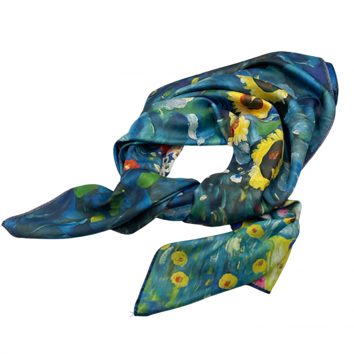 Esarfa matase SOLLER cu 2 fete, 70x70cm [2]