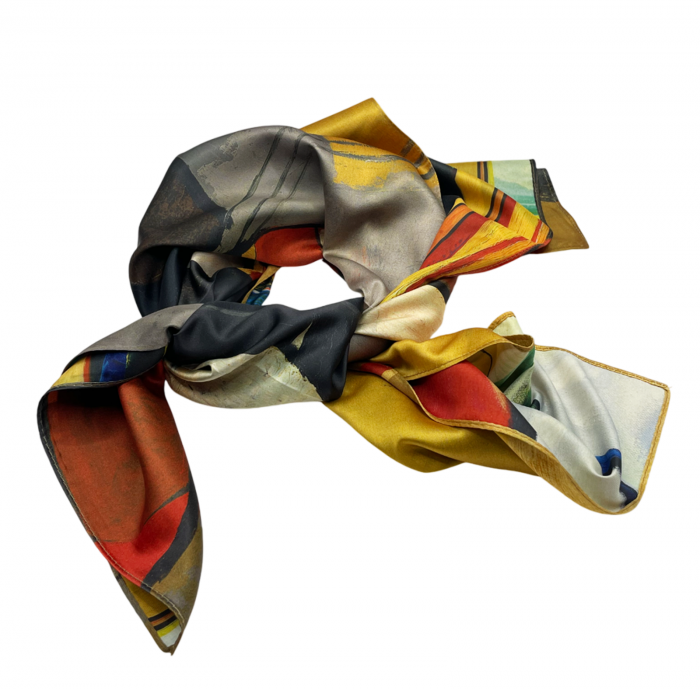 Esarfa matase CORINNE cu 2 fete, 70x70cm [2]