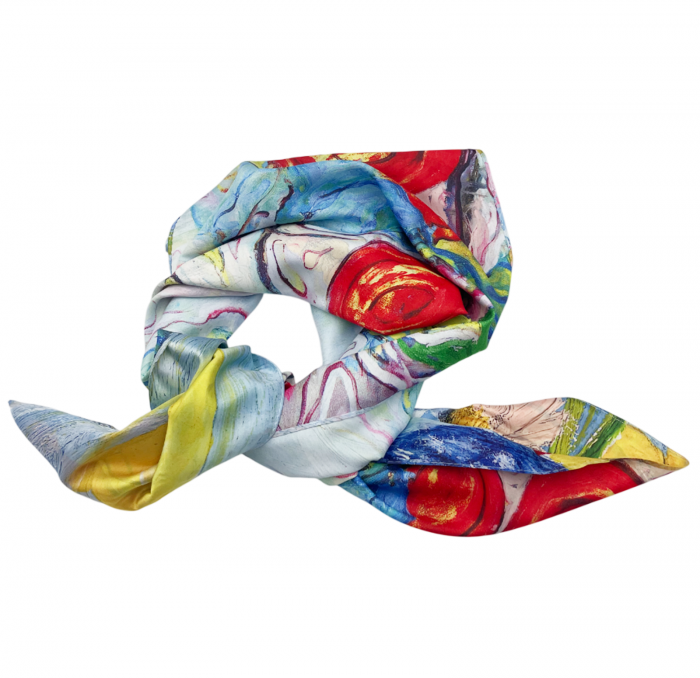 Esarfa matase SUNNY cu 2 fete, 70x70cm [1]