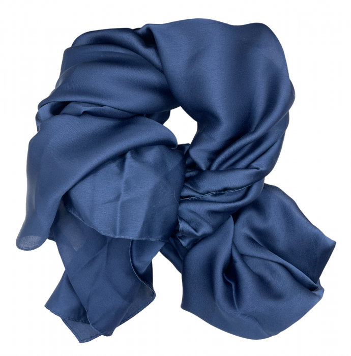 Esarfa matase ANGELIQUE, Bleumarin, 80x170cm [1]