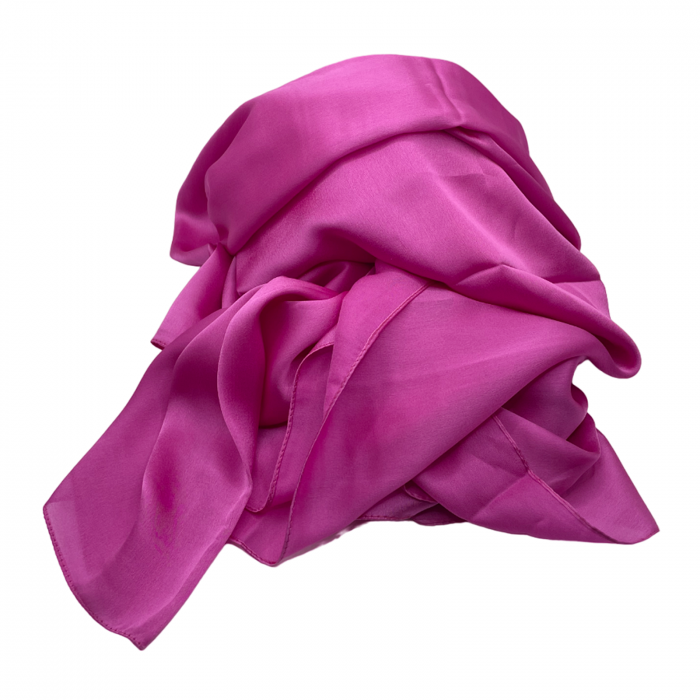 Esarfa matase ANGELIQUE, Roz fucsia, 80x170cm [2]