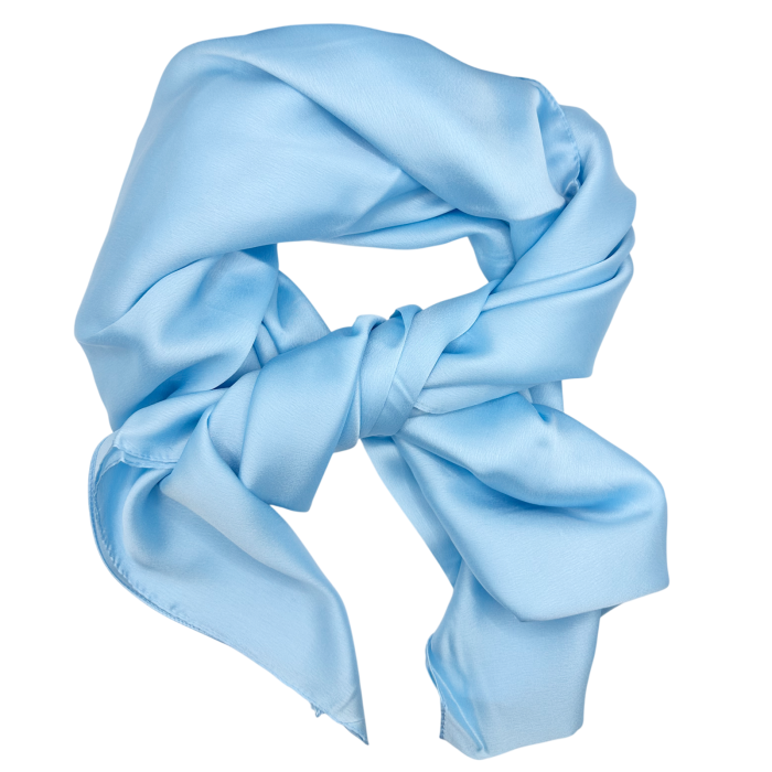 Esarfa femei ANGELIQUE bleu pastel din Matase [2]