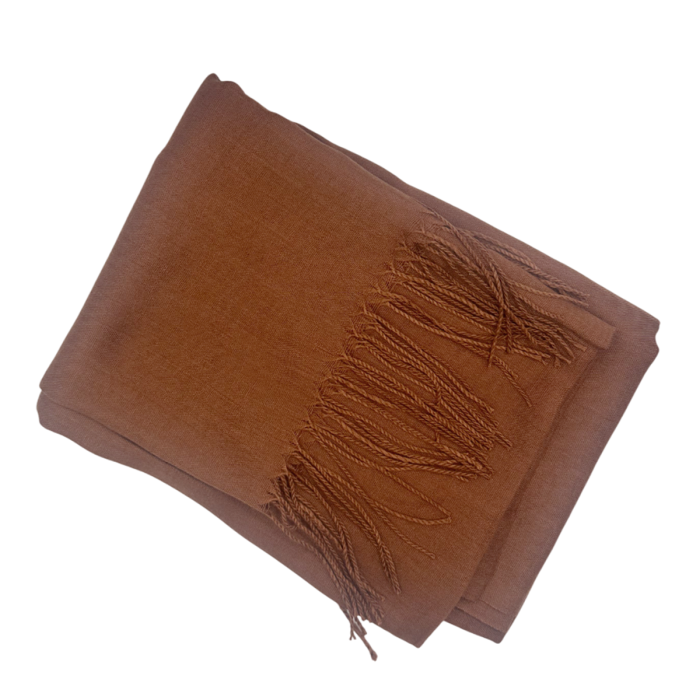 Esarfa uni subtire CASHMERE EMILY, Maro, 70x180cm [2]