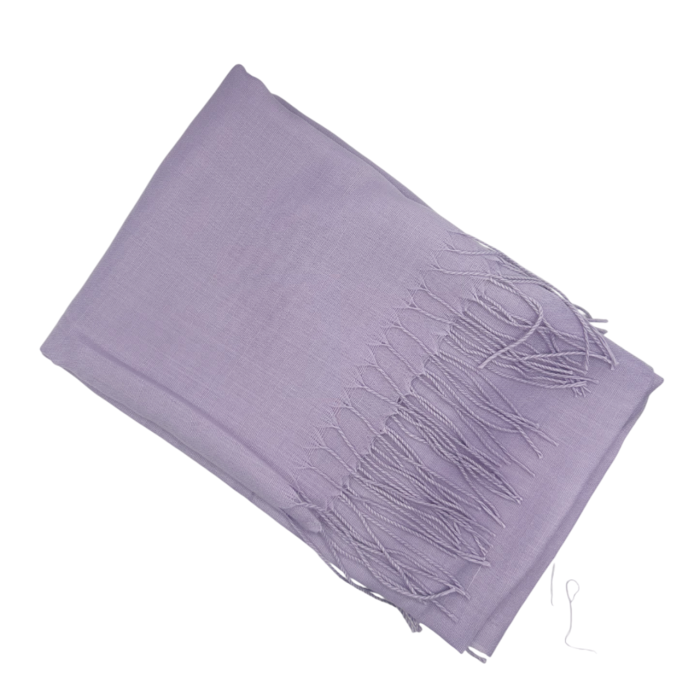 Esarfa uni subtire CASHMERE EMILY, Mov, 70x180cm [2]
