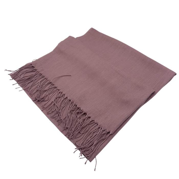 Esarfa Roz Inchis-Prafuit cu Franjuri – Accesoriu Elegant pentru Tinute Rafinate [2]