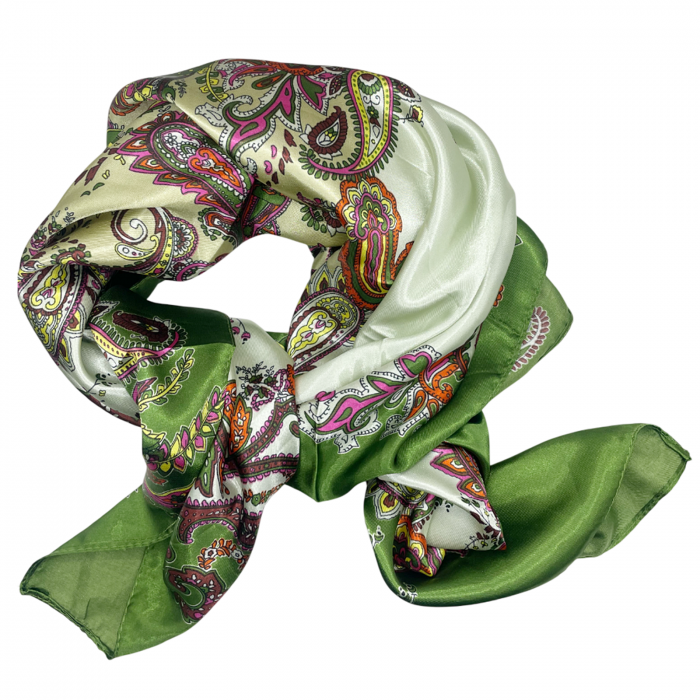 Esarfa YVETTE, Verde, 90x90cm [1]