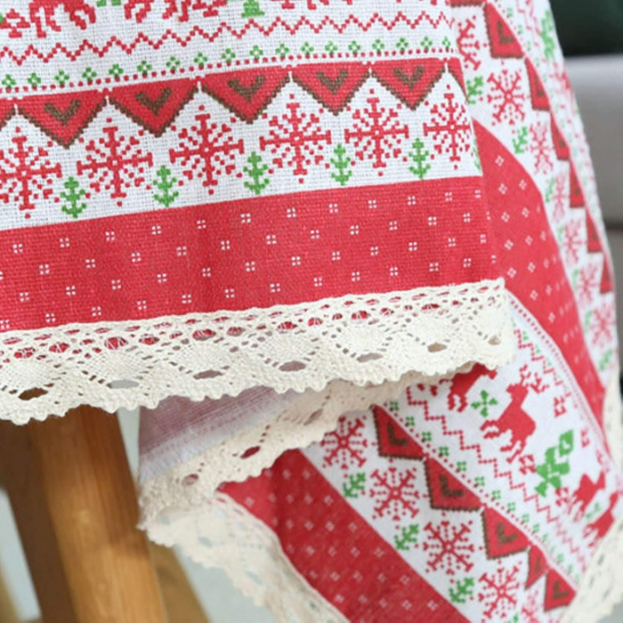 Fata de Masa de Craciun Rosie JOY – Model Festiv 150×200 cm [6]