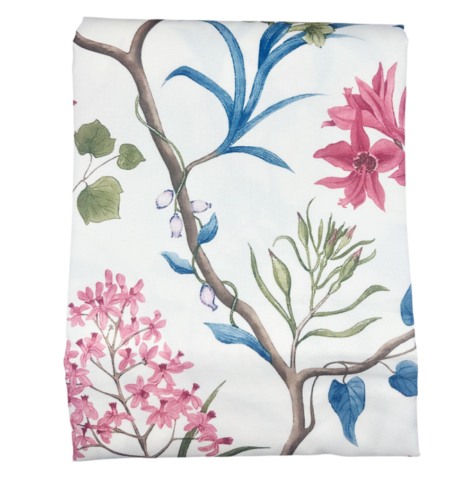 Fata de masa cu flori si fluturi GARDEN, Cu dantela, 110x150 cm [3]