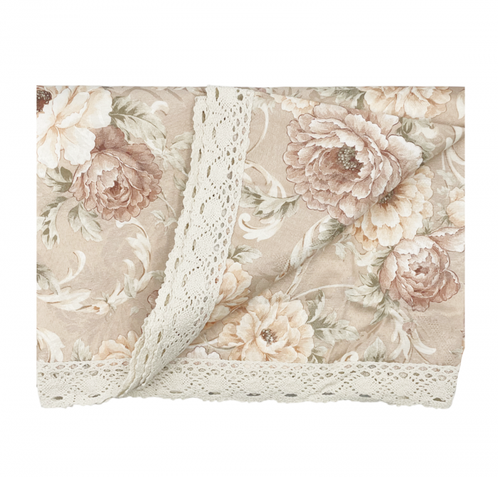 Fata de Masa Rotunda PAULETTE - Design Floral Vintage, 170cm [2]