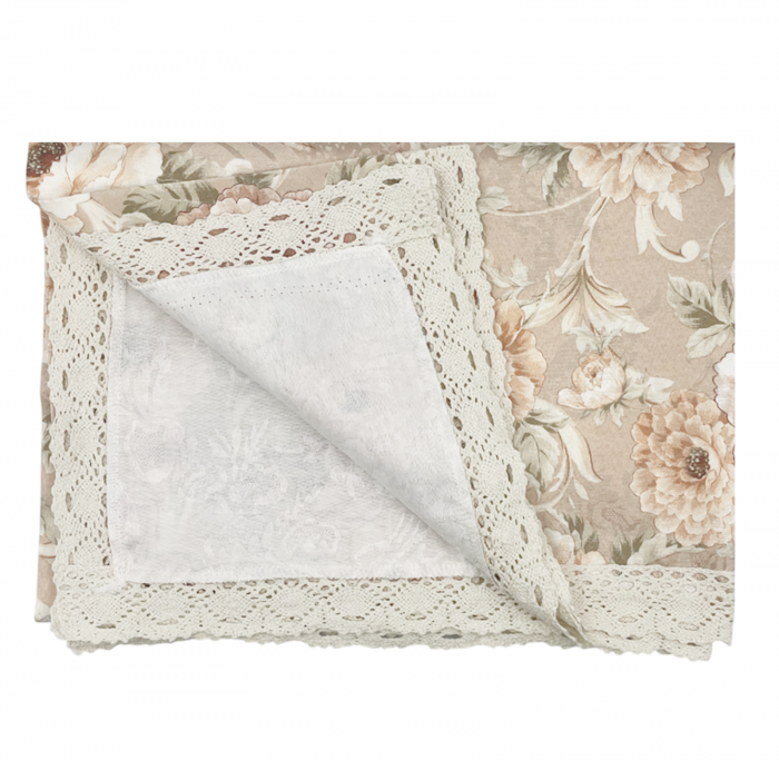 Fata de Masa Rotunda PAULETTE - Design Floral Vintage, 170cm [3]