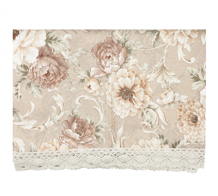 Fata de Masa Rotunda PAULETTE - Design Floral Vintage, 170cm [1]