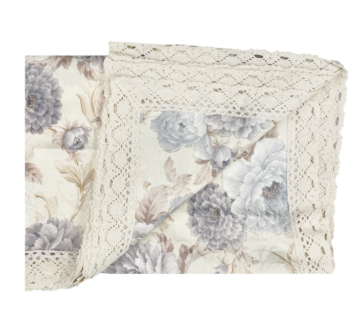 Fata de masa rotunda JASMINE, 150cm, Brocart [3]