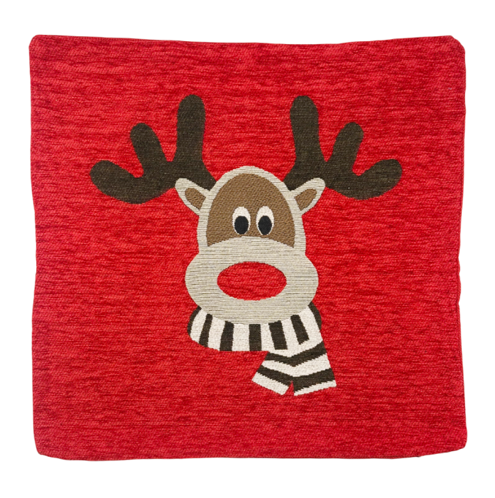 Față de pernă decorativă Crăciun – model cu ren, DIXEN [1]