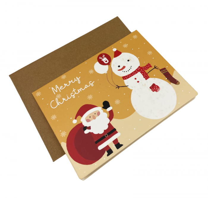 Set 6 Felicitari Craciun GREETINGS, 8.5x11.5cm [4]