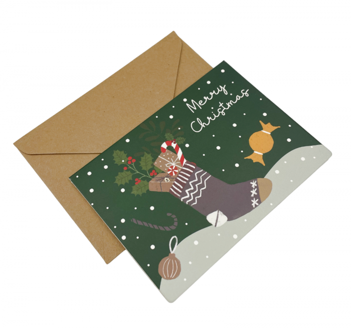 Set 6 Felicitari Craciun GREETINGS, 8.5x11.5cm [8]