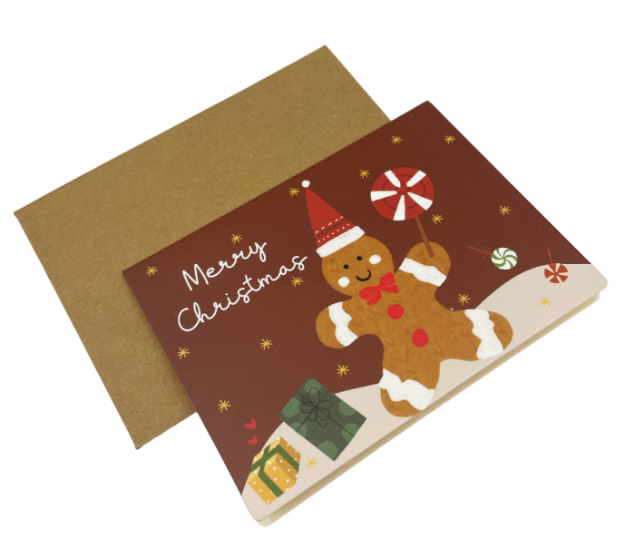 Set 6 Felicitari Craciun GREETINGS, 8.5x11.5cm [3]