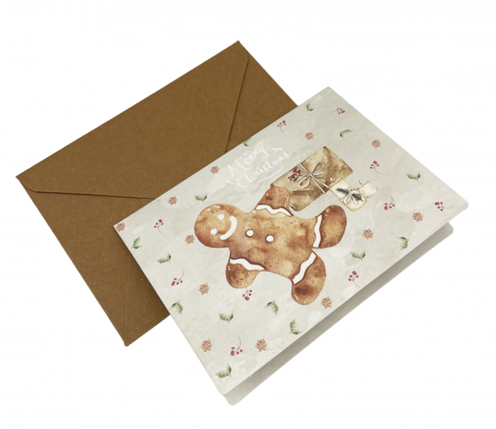 Felicitare Craciun Pastel Xmas 8.5x11.5cm, Set 6 bucati [10]