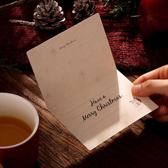 Set 6 Felicitari Craciun MERRY CHRISTMAS, 8.5x11.5cm [9]