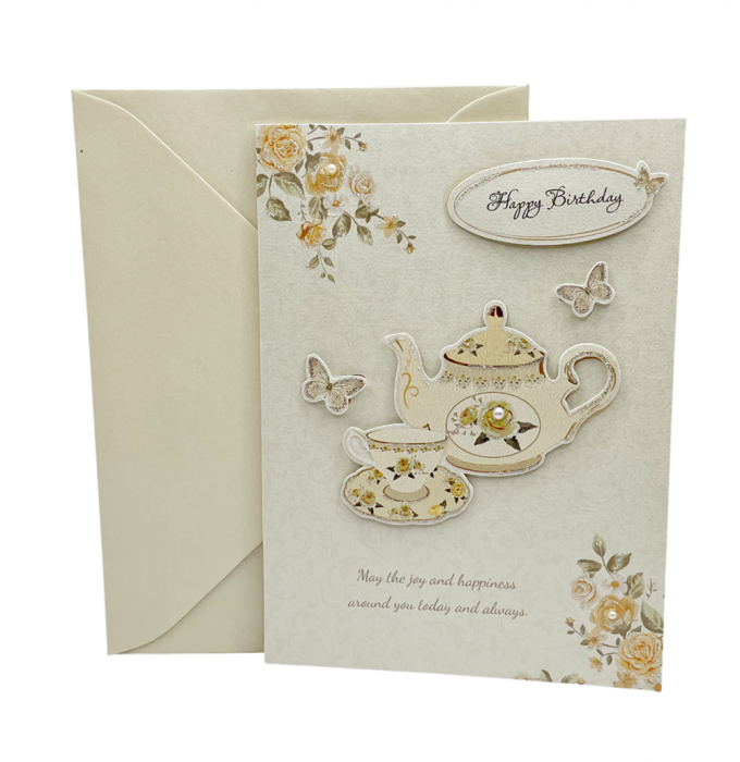 Felicitare cu plic perlat BIRTHDAY JOY [2]
