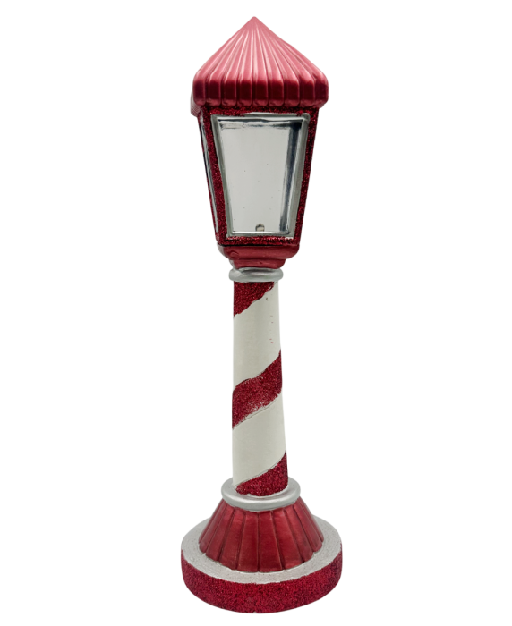 Felinar Decorativ de Crăciun cu LED NOEL – Roșu & Alb [2]