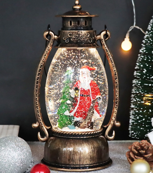 Felinar muzical LED cu Om de Zapada și efect ninsoare JOY [3]