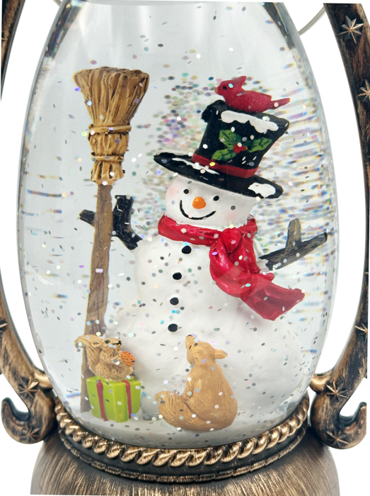 Felinar muzical LED cu Om de Zapada și efect ninsoare JOY [2]