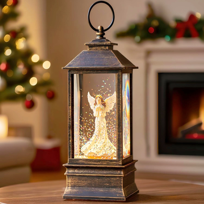 Felinar muzical LED cu Inger și Efect Sclipici HOLLY [4]