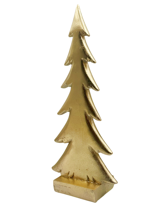 Figurină Brad de Crăciun Auriu RICHARD – Decor Elegant [1]