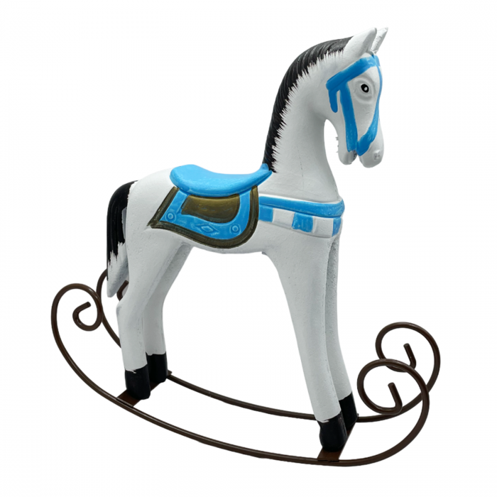 Figurina Calut cu balansoar SUGAR, Albastru, 23cm [2]