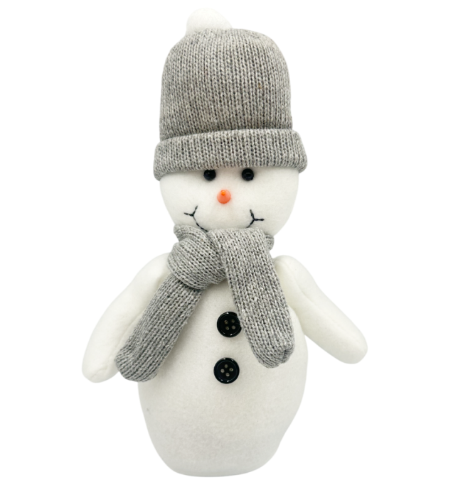 Figurina Craciun Om de zapada CHILLY, Gri, 20cm [1]