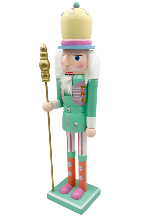 Figurina Craciun - Spargatorul de Nuci cu sceptru CANDYMAN [2]