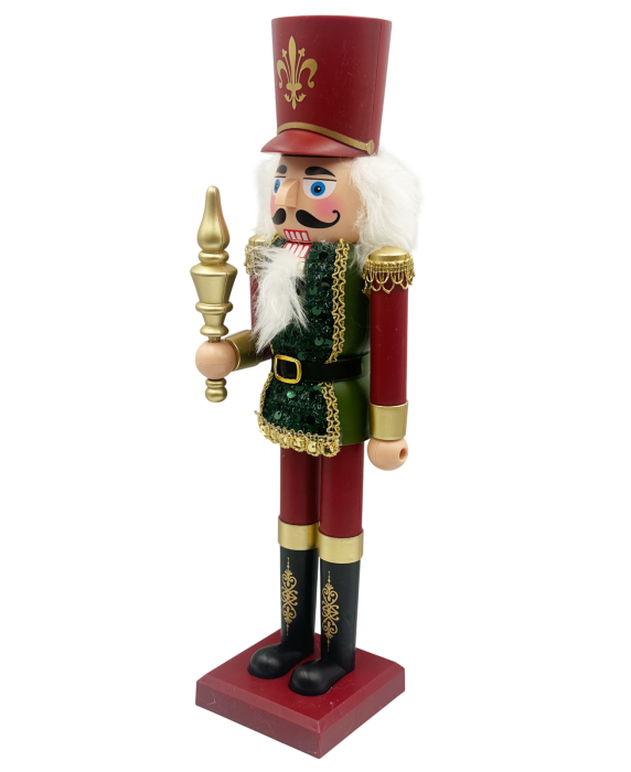 Figurina Craciun - Spargatorul de Nuci cu sceptru ROYAL [2]