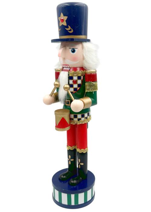 Figurina Craciun - Spargatorul de Nuci DUKE, Albastru, 38cm [3]