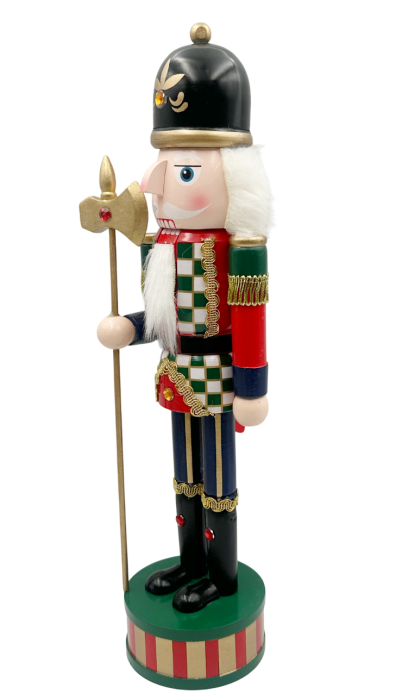 Figurina Craciun - Spargatorul de Nuci DUKE, Verde, 38cm [2]