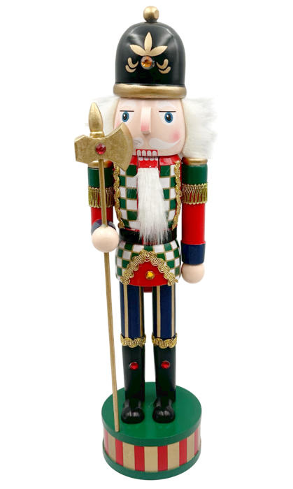 Figurina Craciun - Spargatorul de Nuci DUKE, Verde, 38cm [1]