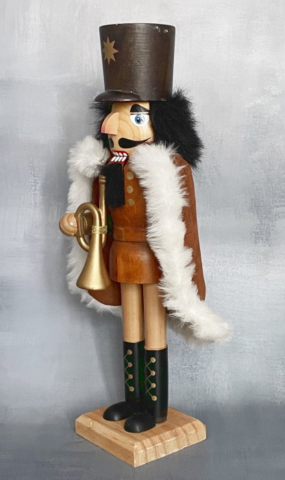 Figurina Craciun - Spargatorul de Nuci KARL, Maro, 35cm [2]