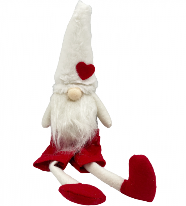 Figurina Craciun Spiridus MISTY, Alb, 20cm [1]