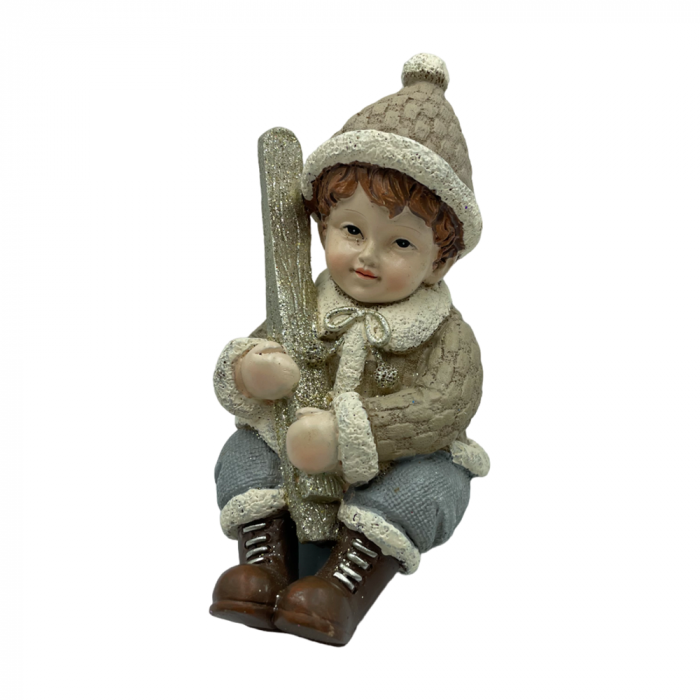 Figurina Baiat cu schiuri ZACK, 11cm [2]