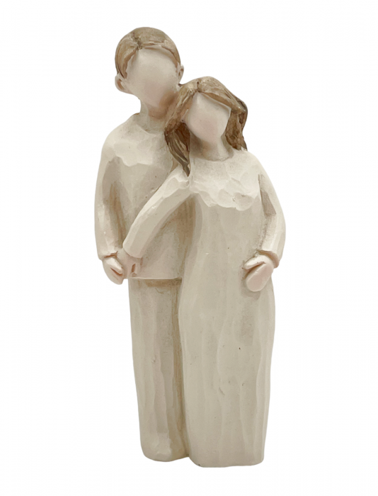 Figurina cuplu PREGNANCY, Bej, 9cm [1]
