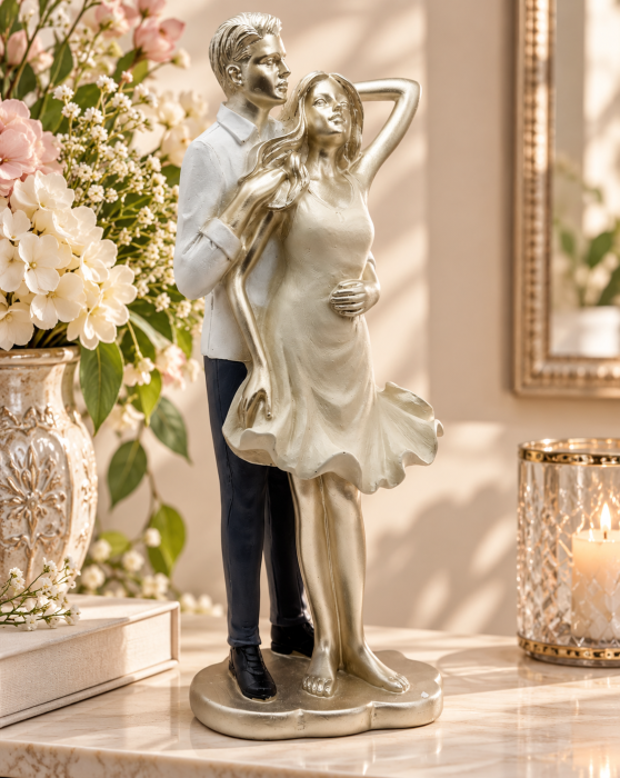 Figurina Cuplu indragostiti TOGETHER, 33 cm [3]
