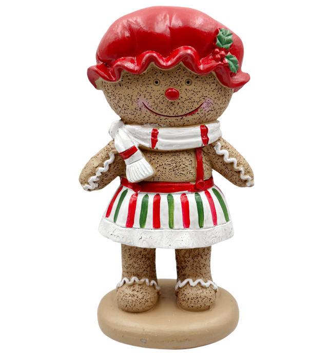 Figurină Fetiță Turtă Dulce cu Fular și Boneta rosie JOLLY [1]